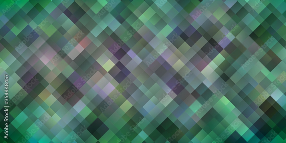 Light Green vector pattern in square style. Light Green vector pattern in square style.