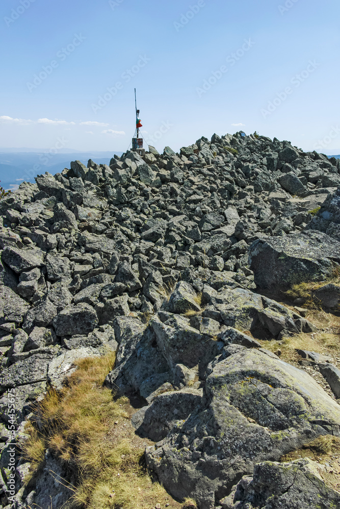 Fototapeta premium Panorama of Sofia fromVitosha Mountain, Bulgaria