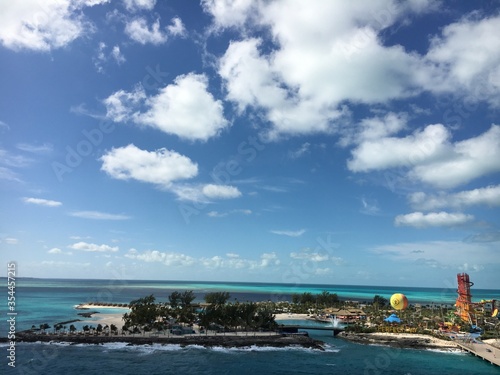 view of the cococay island bahamas photo