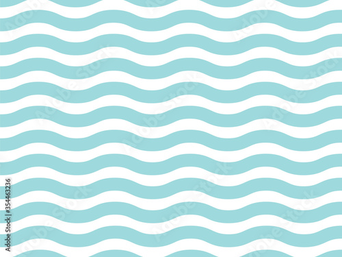 Turquoise or light blue wavy pattern simple