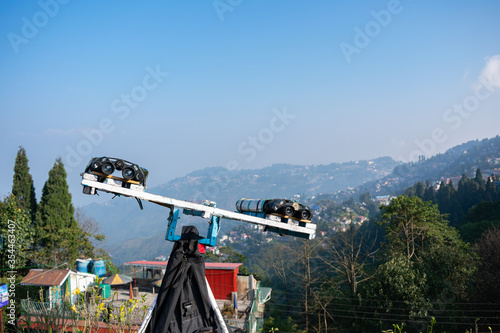 Binocular at Batasia Loop Darjeeling photo