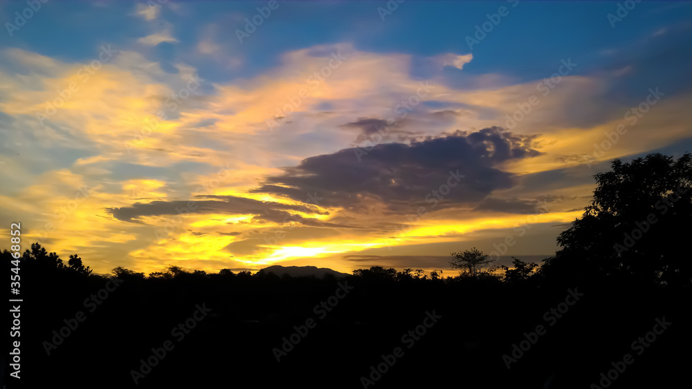 skyscape view of sun set with cloud skyscape view of sun set with cloud
