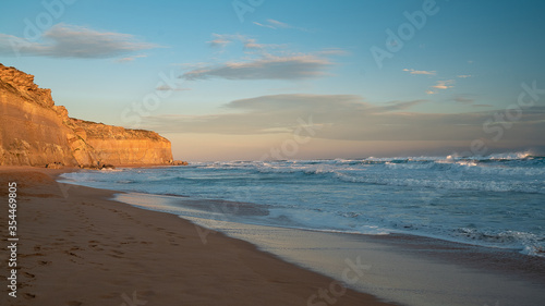 sunset on the beach