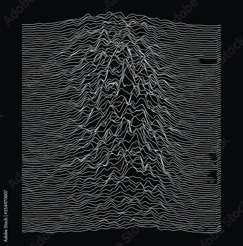Simplex noise. Parametric Generative glitch art and data visualization.