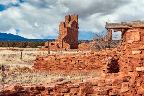  Abo ruins Salinas Missions New Mexico