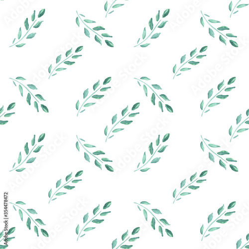 seamless pattern with leaves