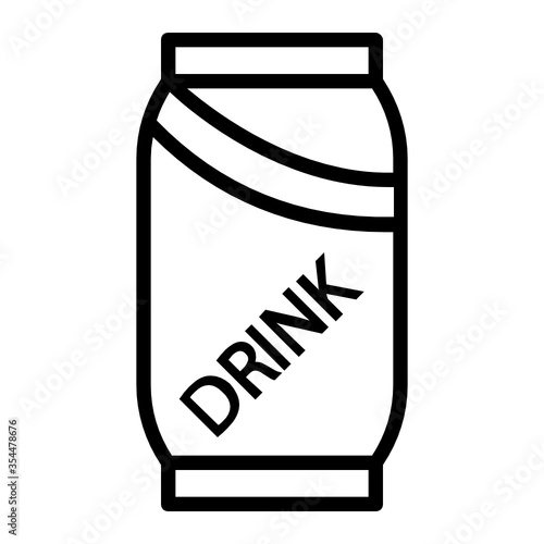 Addicted to soft drinks concept, Drinking Pop Vector Icon Design, Addiction and bad habits symbols on white background,  obsession with alcohol 