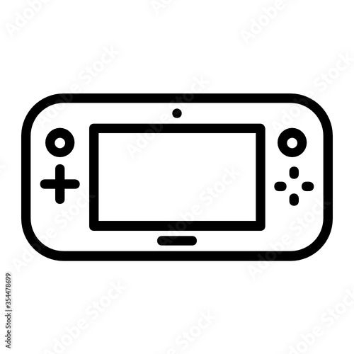 Video Game Addiction Concept vector icon design, bad habits symbols on white background 