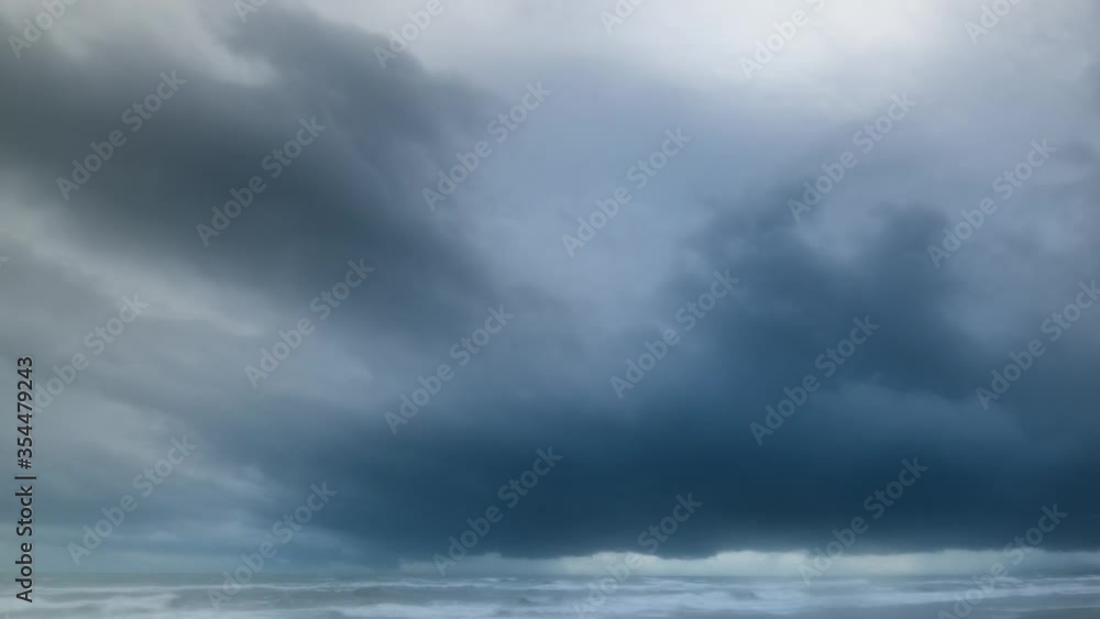 Timelapse of rough sea during a storm at the beach in Enoshima, Kanagawa Prefecture, Japan Timelapse of rough sea during a storm at the beach in Enoshima, Kanagawa Prefecture, Japan