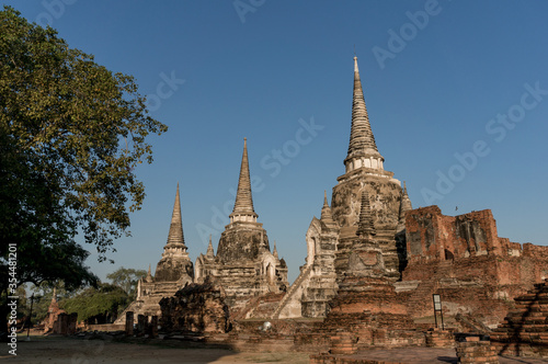 Ayutthaya UNESCO World Heritage Site  old ruins of Siam temples