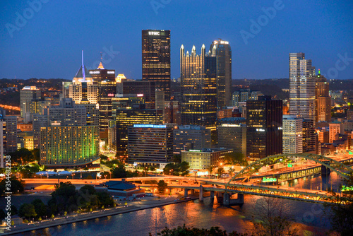 Pittsburgh Downtown Scenic View