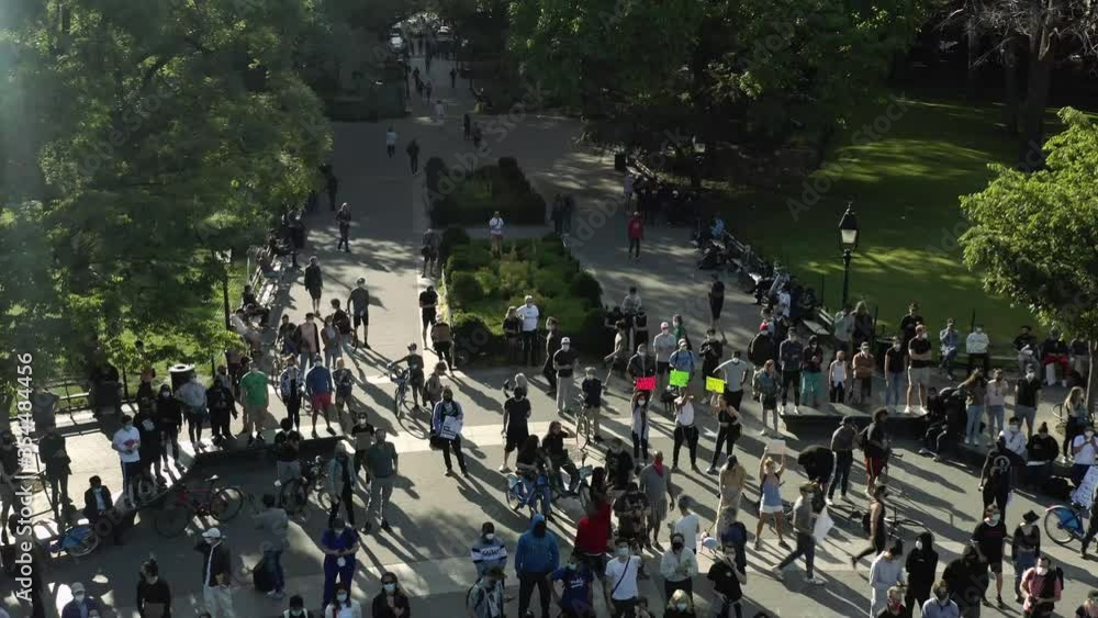 custom made wallpaper toronto digitalpeople protesting the brutal killing by - demonstrators with signs in Washington Square Park in New York City NYC