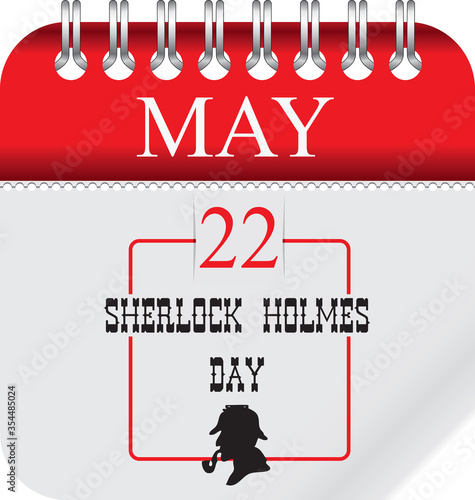 Calendar may Sherlock Holmes Day