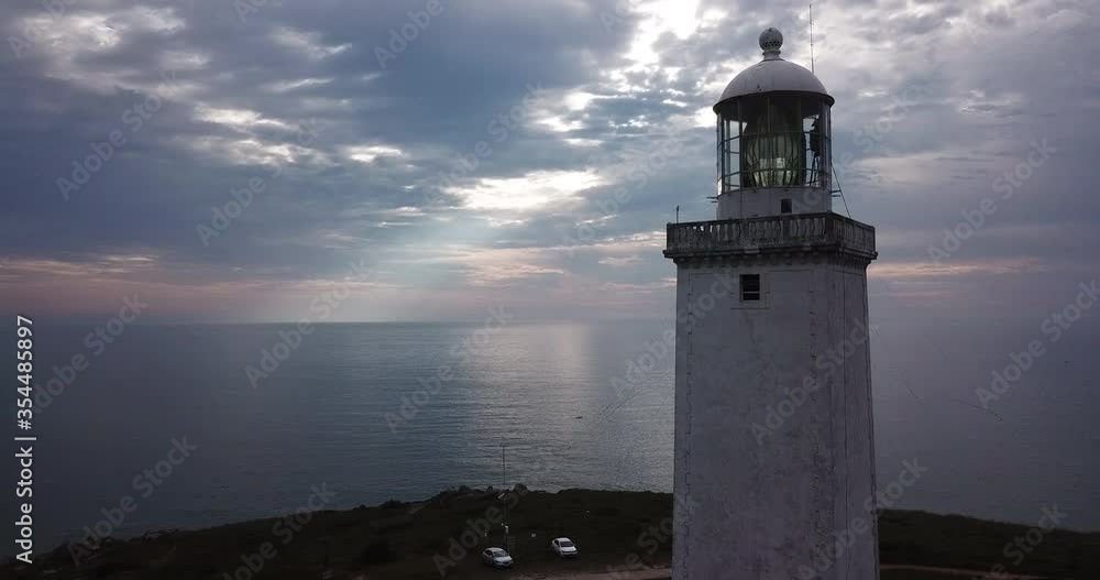 Drome tour at santa marta lighthouse in Santa Catarina brazil Drome tour at santa marta lighthouse in Santa Catarina brazil