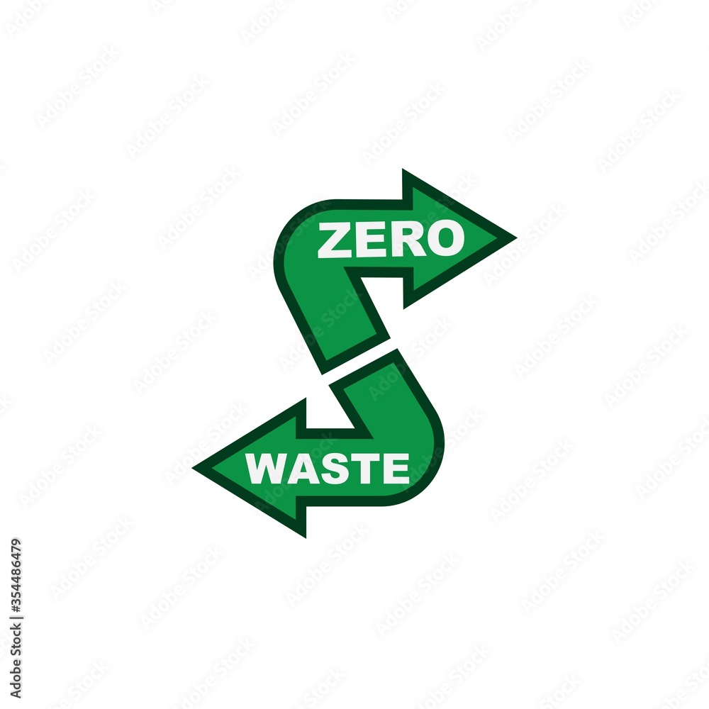 zero waste recycling symbol icon logo design template
zero waste recycling symbol icon logo design template