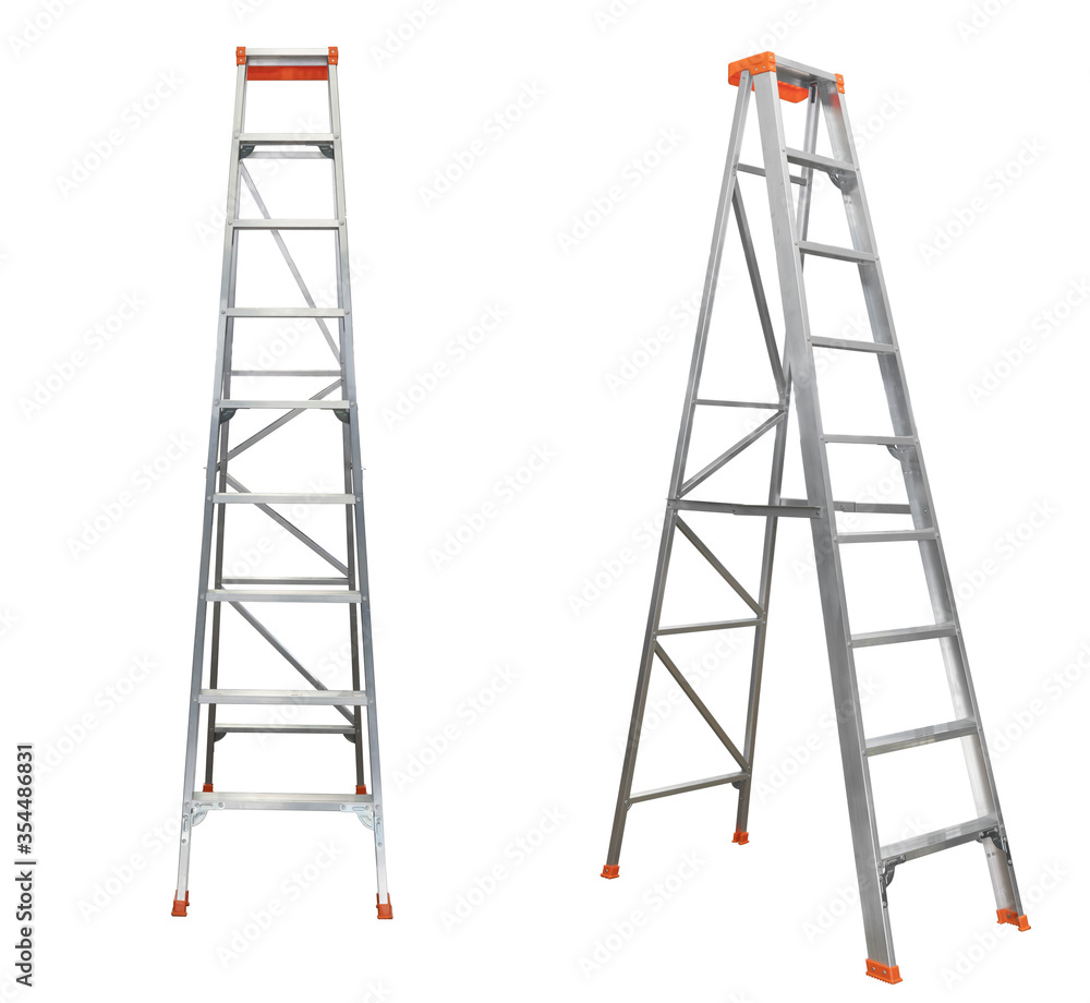Ladder isolated on white background. Ladder isolated on white background.