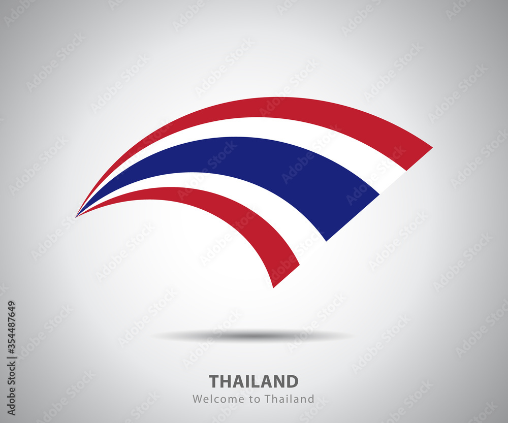 Thailand national flag waving Thailand national flag waving