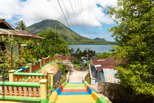 Banda Neira Islands, Banda Sea, Maluku, Indonesia. Fort Belgica and Fort Holanda. photo