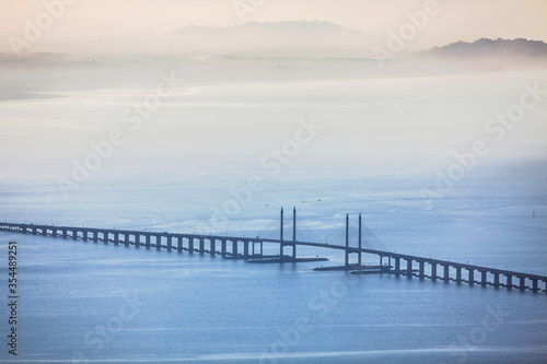 Wallpaper Mural George Town Penang, view from Penang Hill during sunrise Torontodigital.ca
