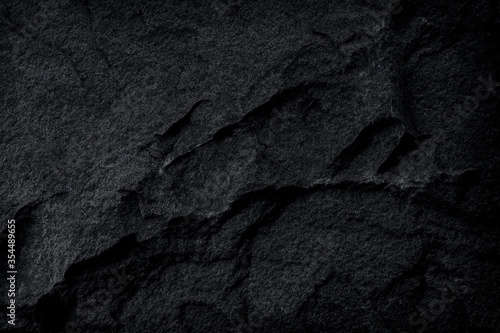 black stone natural background, dark grey slate