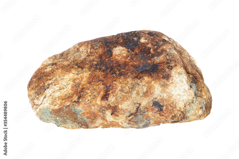 Nature stone isolated on a white background Nature stone isolated on a white background