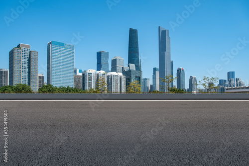 Urban road and urban architectural landscape © 昊 周