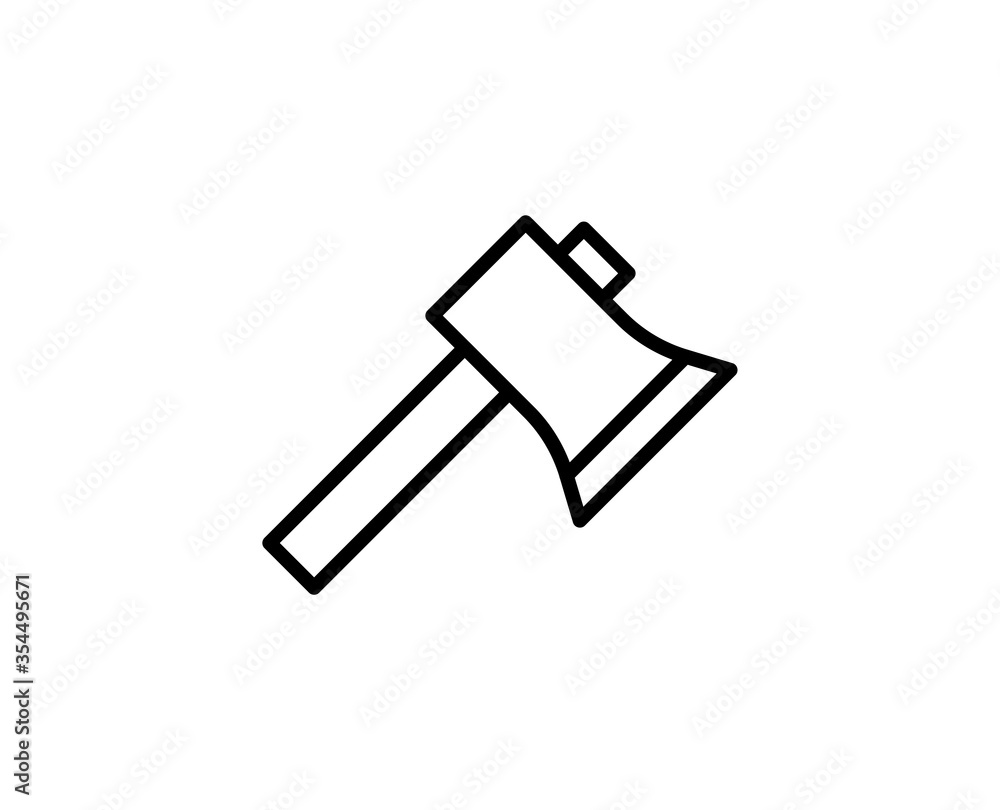 Axe line icon Axe line icon