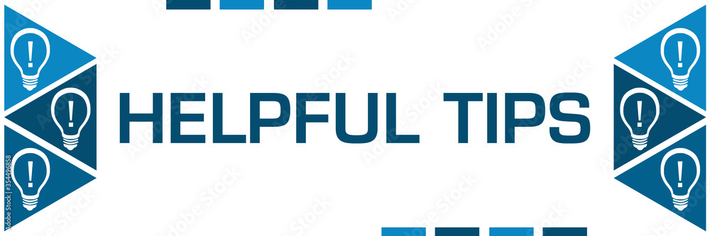 Helpful Tips Blue Triangles Both Sides Bulbs Helpful Tips Blue Triangles Both Sides Bulbs