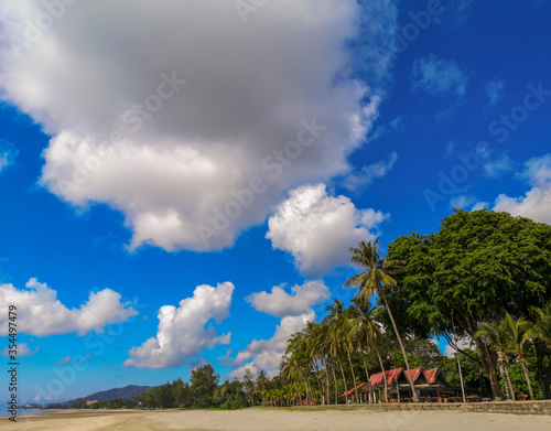 clouds over the sea