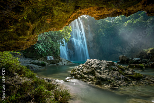 waterfall in the mountains © nurasiyah