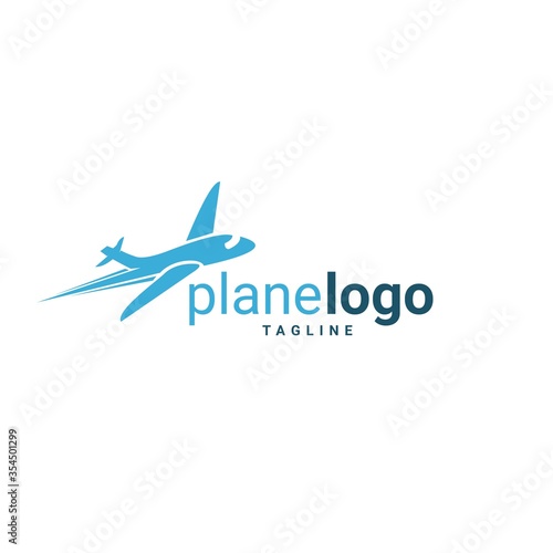Airplane Logo Template Design Vector