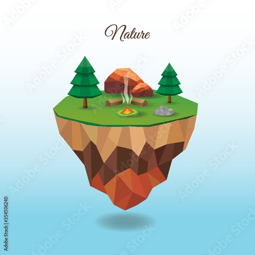 Floating island