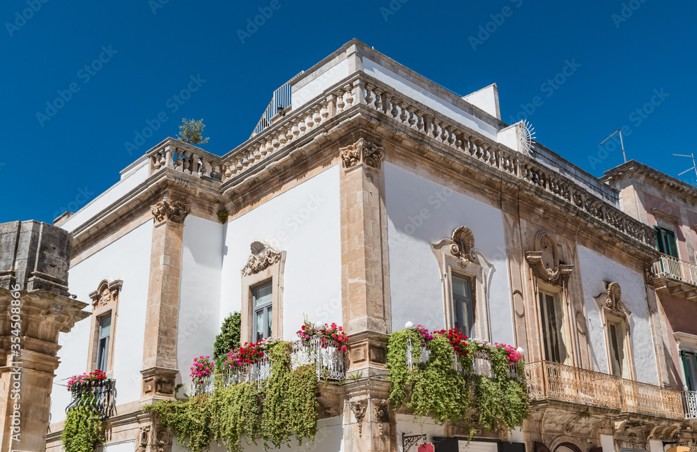 Fototapeta premium Historical palace of Martina Franca. Puglia. Italy.