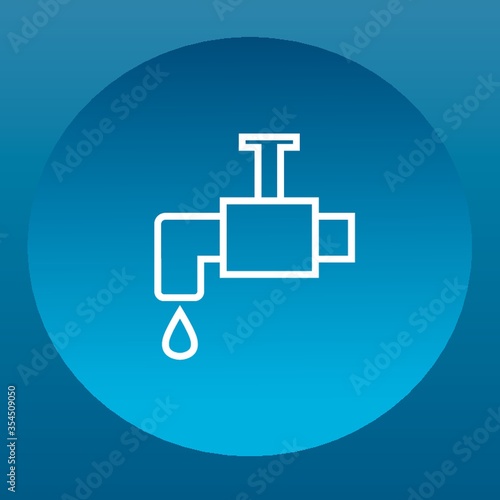 Tap with water drop
