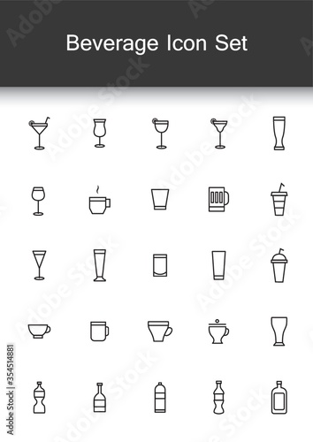 Beverage icons