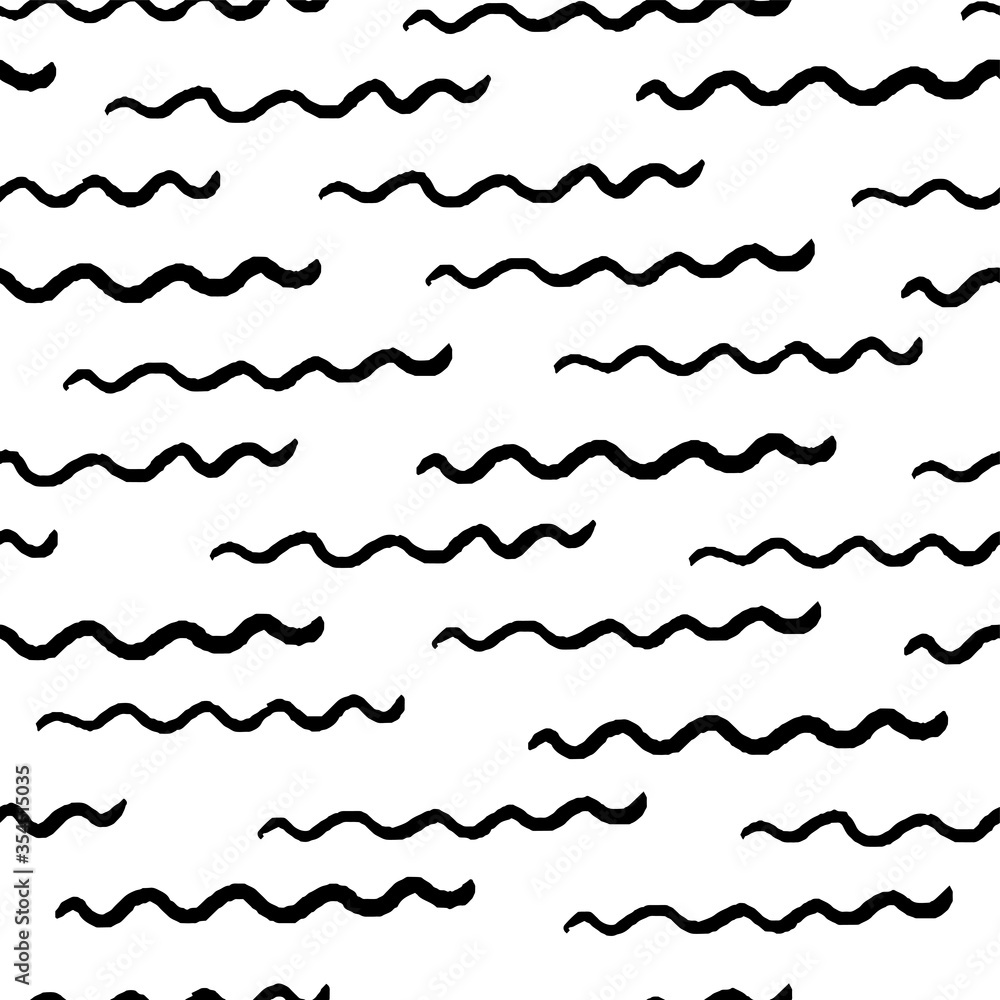 Hand drawn seamless pattern. Hand drawn seamless pattern.