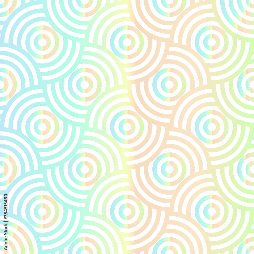 overlapping circle line with color background. overlapping circle line with color background.