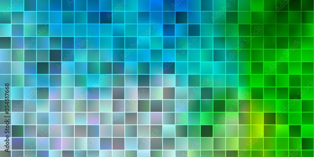 Light Blue, Green vector background with rectangles. Light Blue, Green vector background with rectangles.