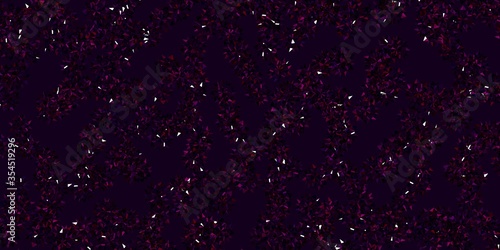 Light Pink, Red vector template with ice snowflakes.