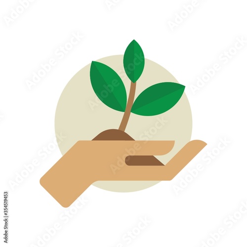 Plant in hand