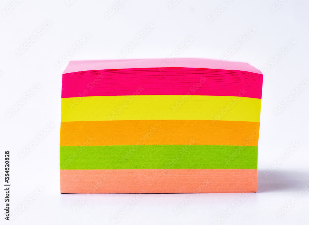 colored business stickers on white background. colored business stickers on white background.