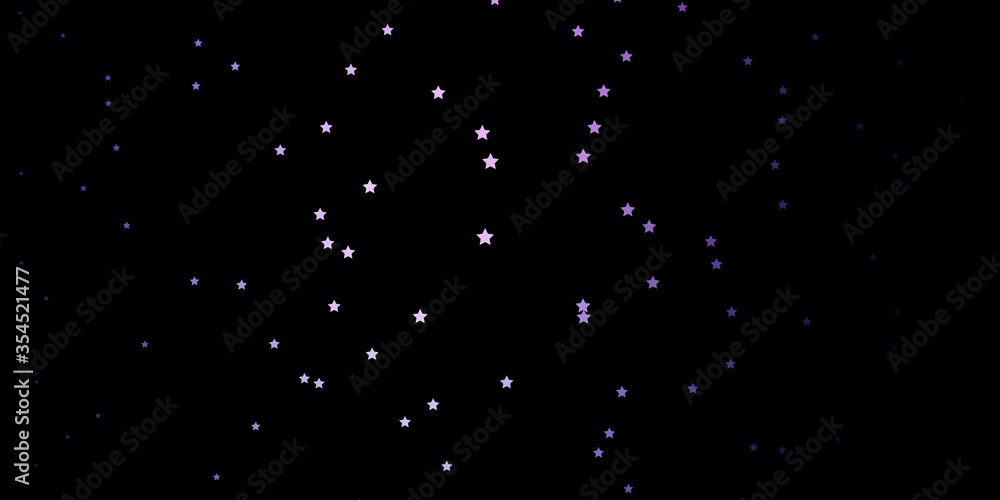 Dark Pink, Blue vector texture with beautiful stars. Colorful illustration in abstract style with gradient stars. Pattern for websites, landing pages.