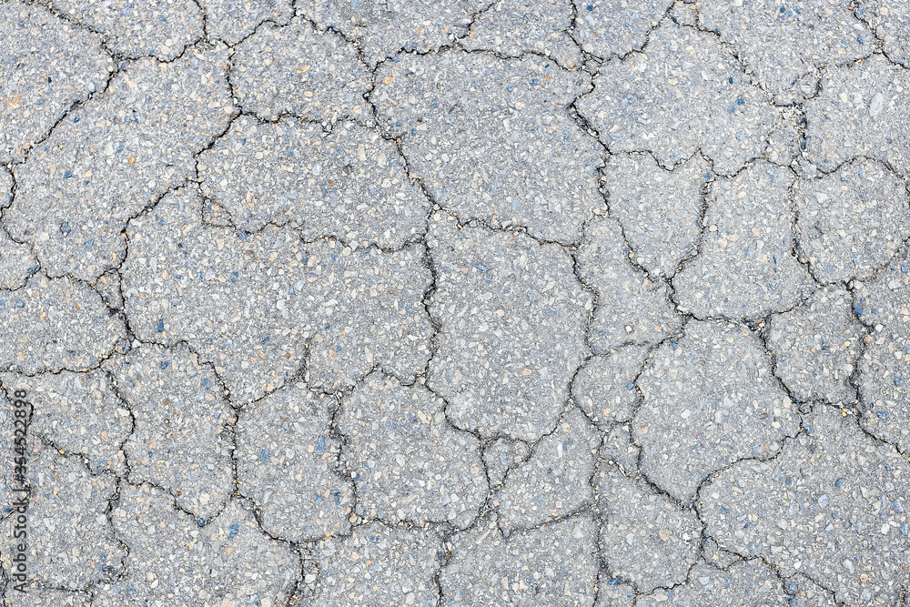 Texture of the old Asphalt road cracked Texture of the old Asphalt road cracked