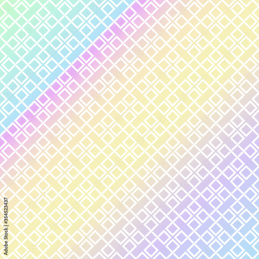 Fototapeta premium Art deco color seamless background.