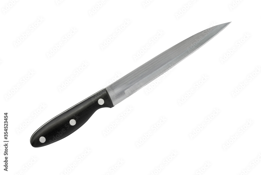 Chef's Knife Isolated on White Background with clipping path. Chef's Knife Isolated on White Background with clipping path.