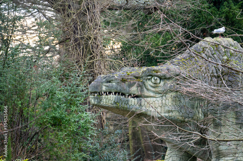 Crystal Palace Dinosaurs in Crystal Palace Park, London, England, United Kingdom photo