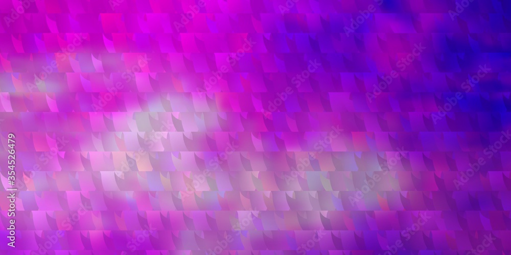 Light Purple vector layout with lines, triangles.