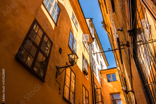 Photography old houses in stockholm