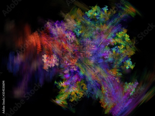 Imaginatory fractal background Image