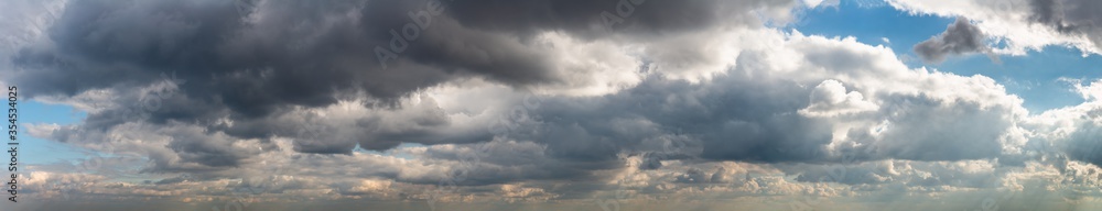 Fantastic clouds at sunrise